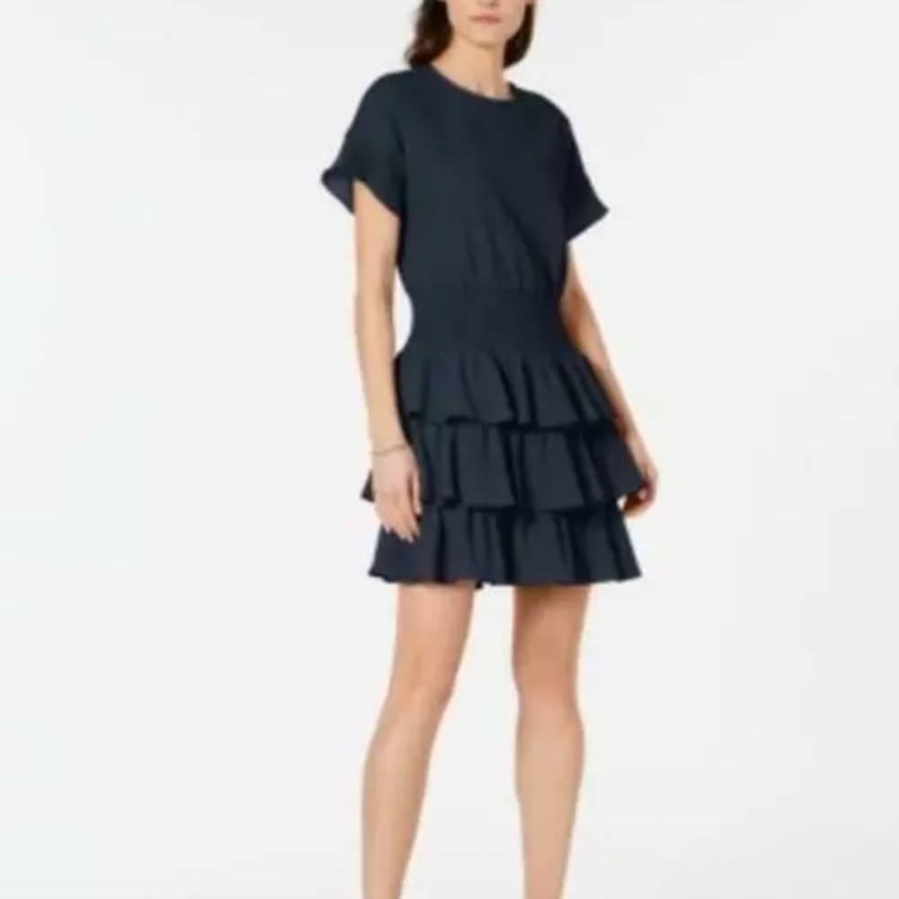 MICHAEL Michael Kors Tiered-Ruffle Dress Large